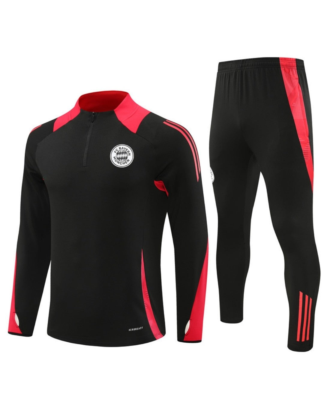 Bayern Munchen Black/Red Tracksuit The NB-Store
