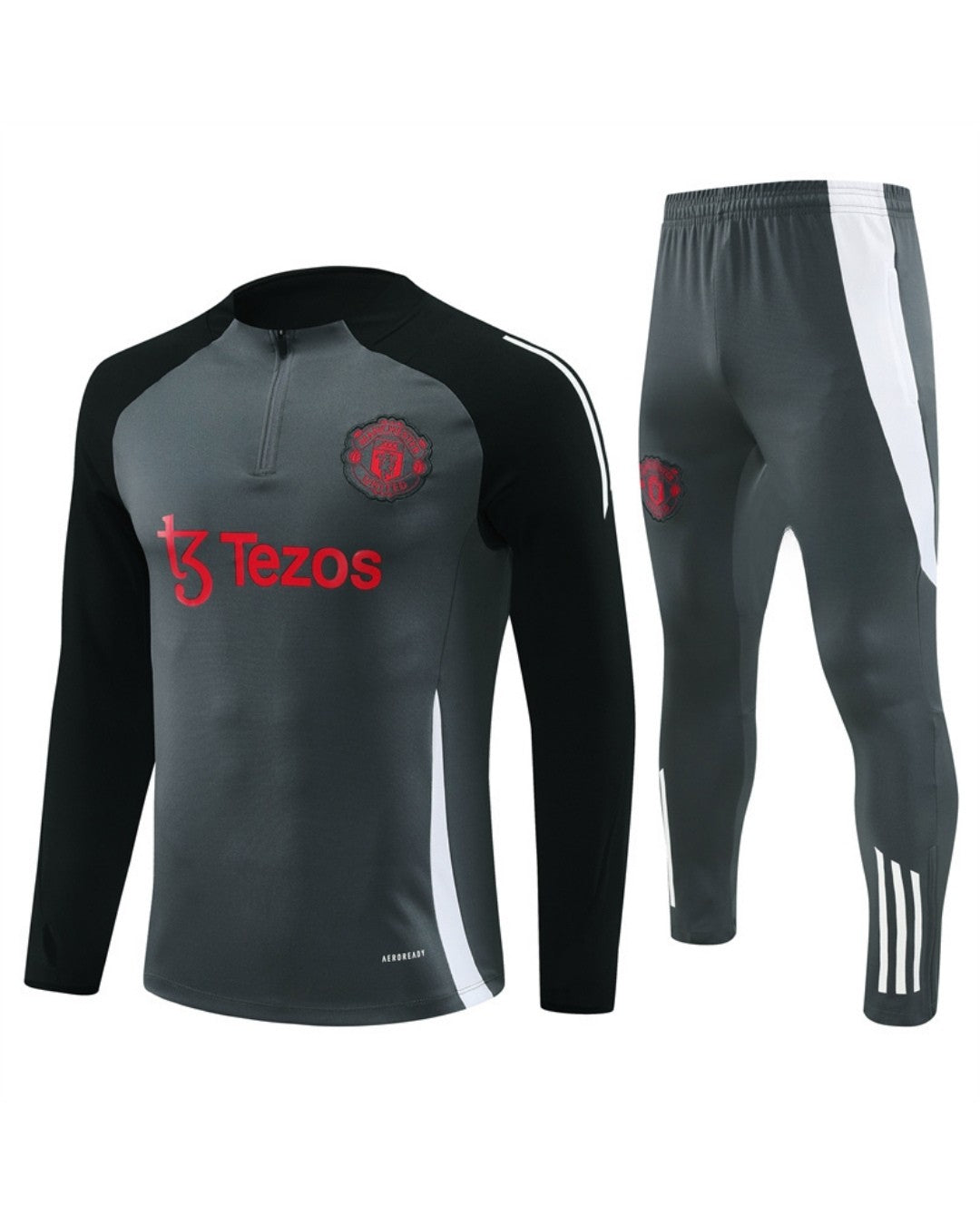 Manchester UTD Gray/Black Tracksuit The NB-Store
